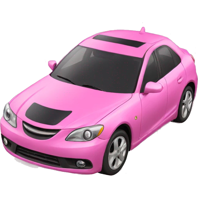 Pink car emoji