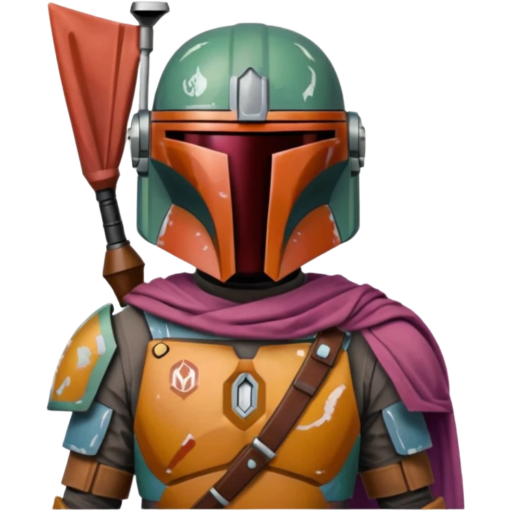mandalorian colororful outfit emoji