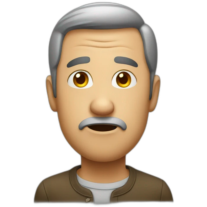 confused man emoji