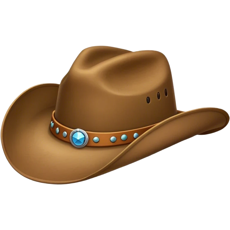 cowboy hat that is 16x16 px emoji