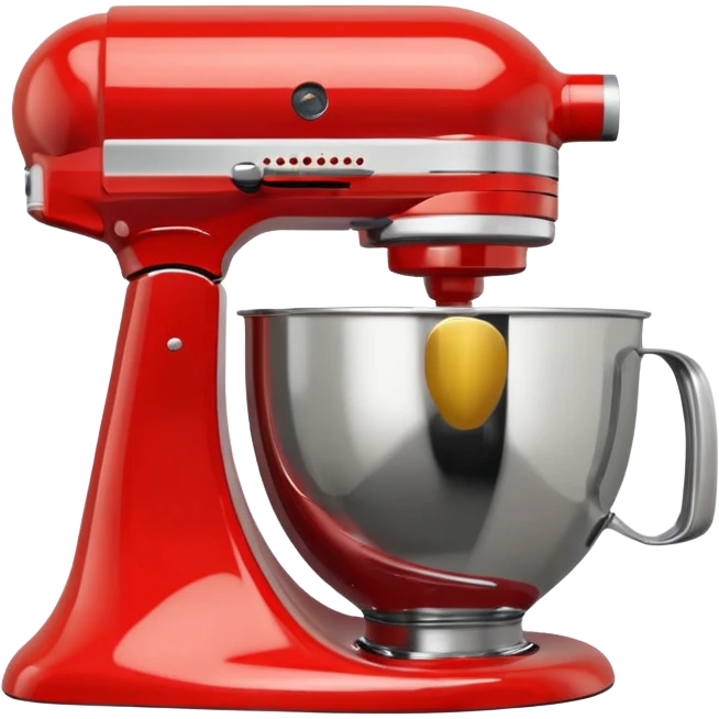 White kitchen mixer. emoji