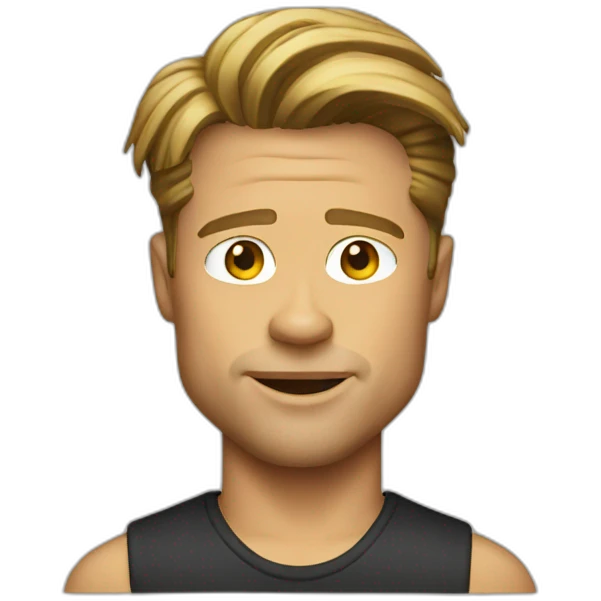 brad pitt emoji
