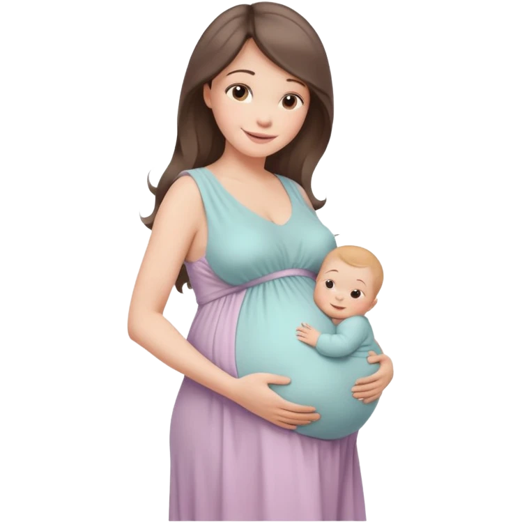 A beautiful pregnant woman standing in soft natural light near a window, gently holding her baby bump, wearing a flowing pastel dress, warm smile, cinematic photography, shallow depth of field, high resolution, soft tones, professional maternity photoshoot
 emoji