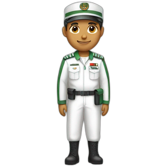 muislum man in Palestineuniform emoji