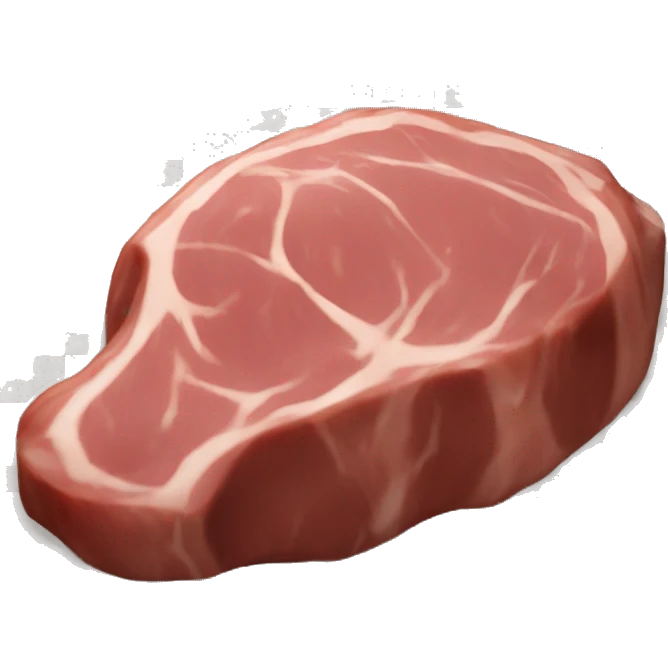 Big juicy meat emoji