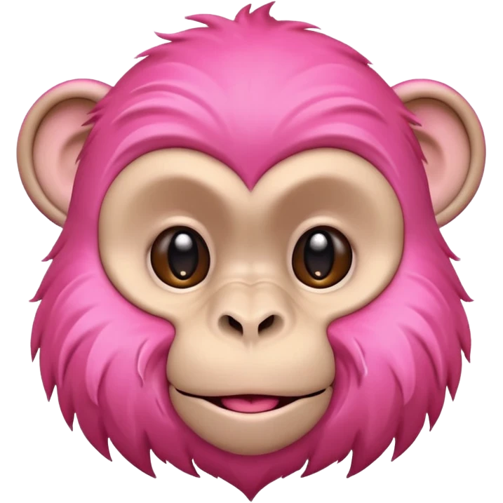 Blushing monkey emoji