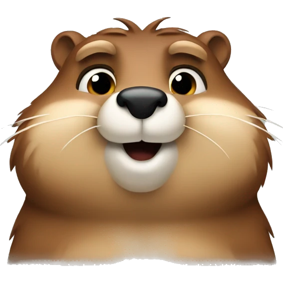 groundhog shrugging emoji