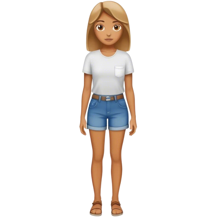 girl with empty pockets emoji