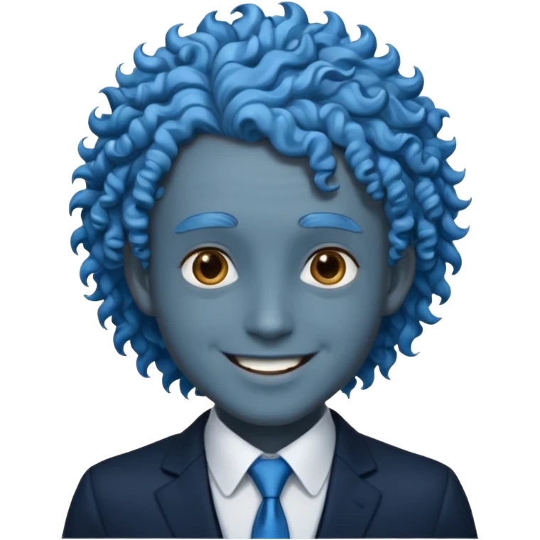 ethereal-pastel-transparent-translucent-gorgeous-spectral-dark-greyish-blue-whitish-gloomy-man-with-blue-curly-hair-with-a-beautiful-black-suit emoji