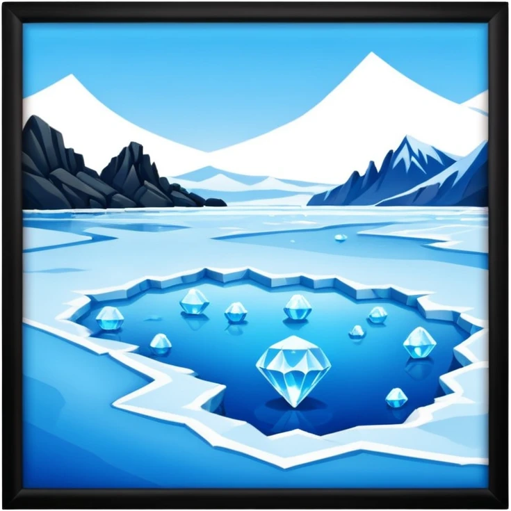 icelands diamond beach emoji