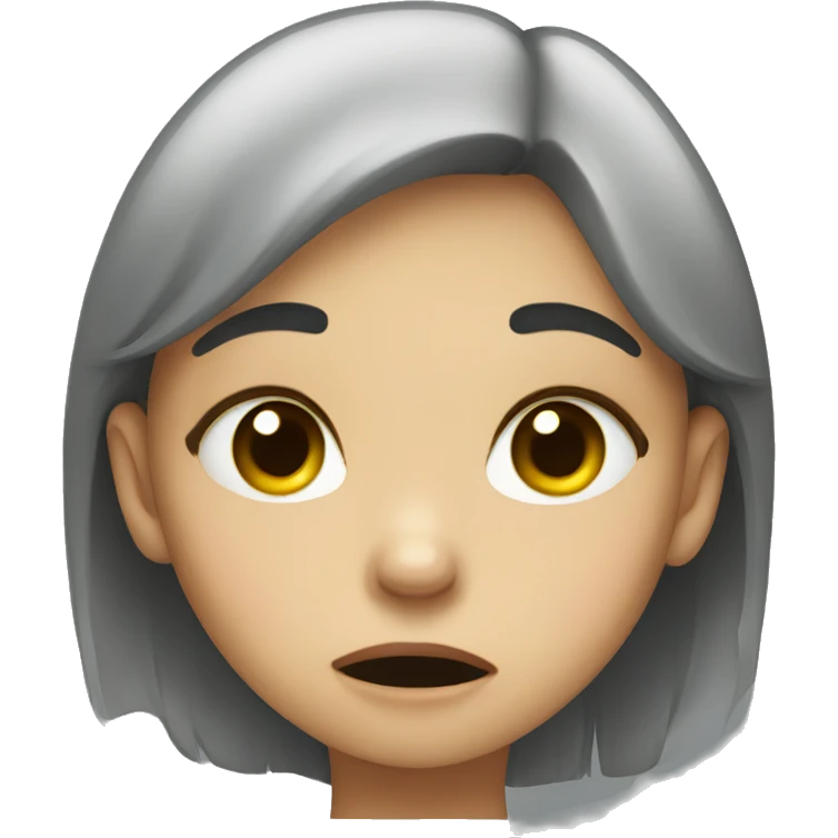 Crying girl emoji