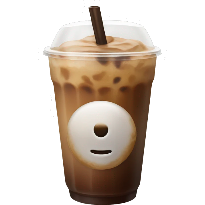Iced coffee emoji
