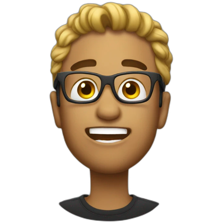 un emoji cantando emoji