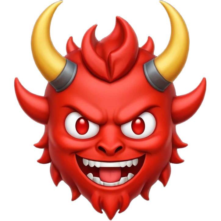 Emoji de diablo con sicario emoji