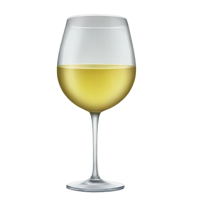 glass of white wine emoji
