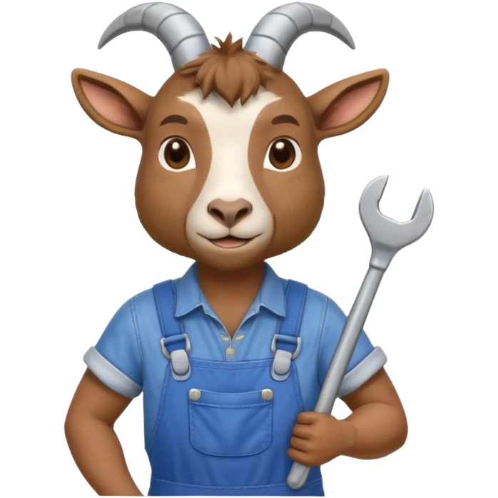 Goat mechanic emoji