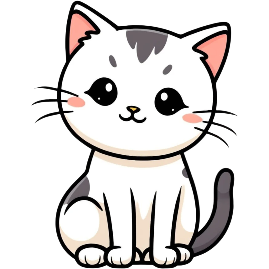 Cat giving side eye  emoji
