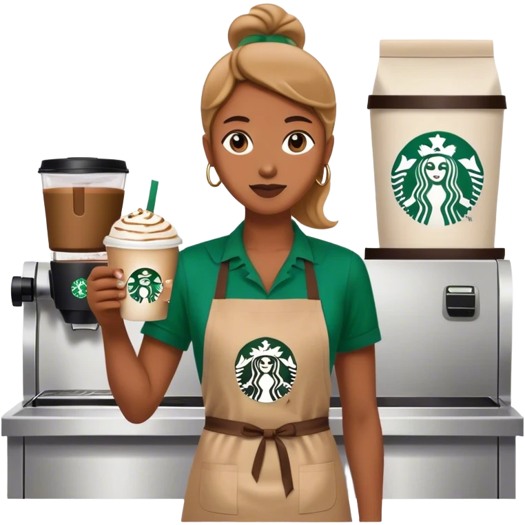 Starbucks fanatic emoji