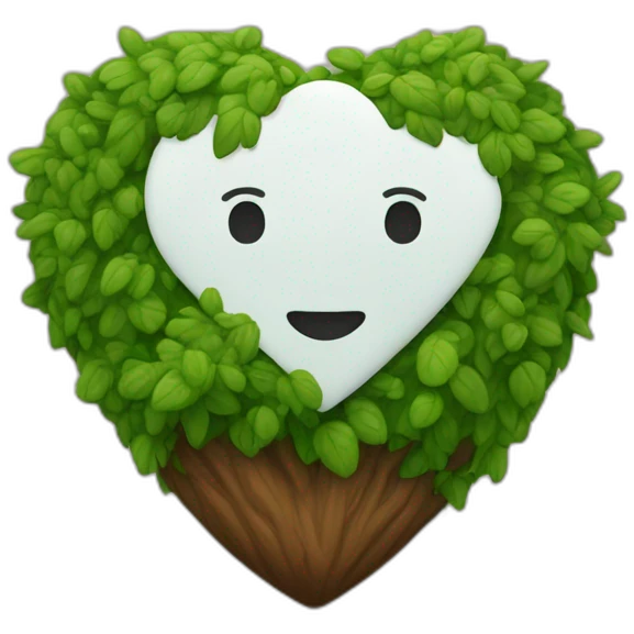 bush-in-heart emoji