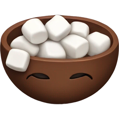 Cacao with marshmallows  emoji
