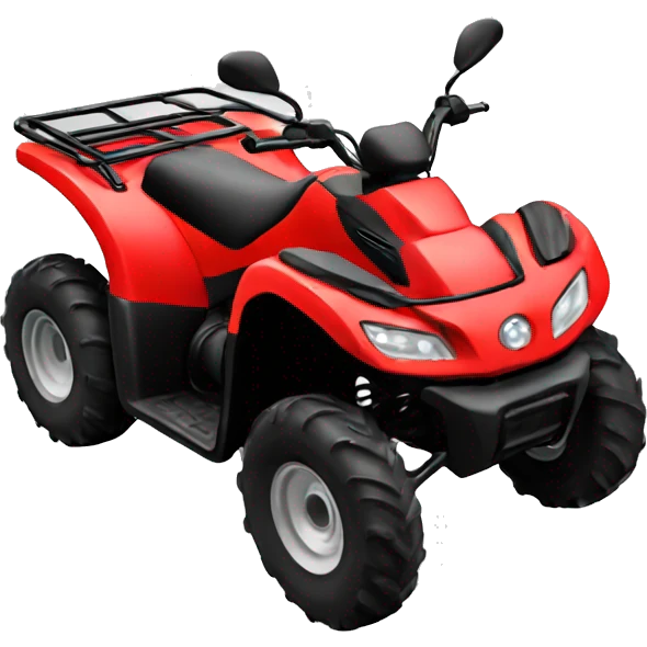 red quad bike emoji