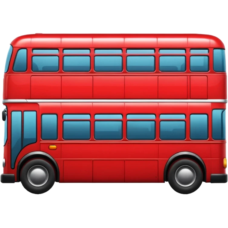 Red bus emoji