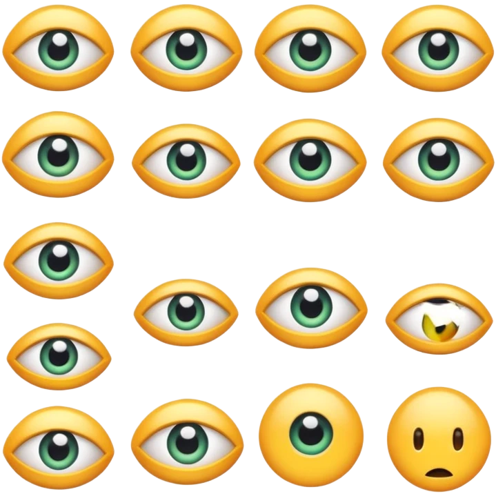Chars with eyes emoji