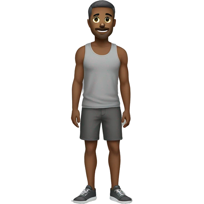 Grey tank top emoji
