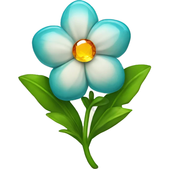 Dimond as a flowe emoji