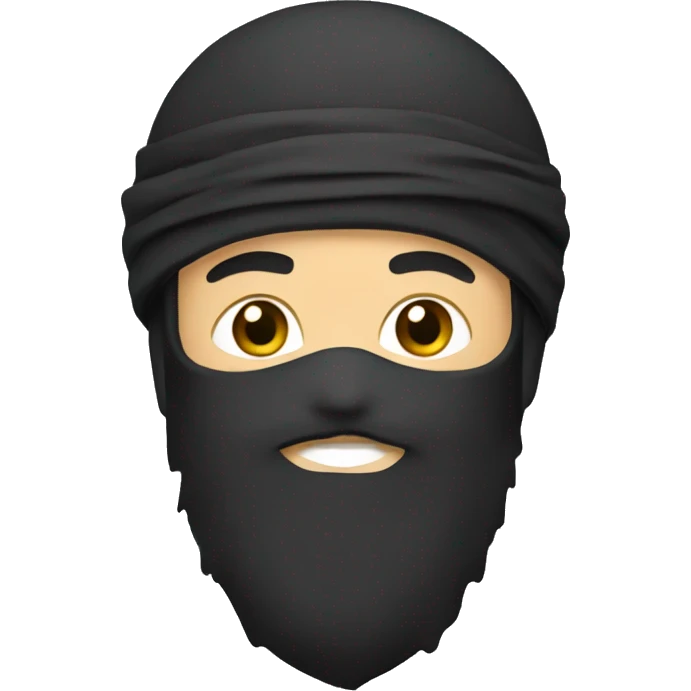 ninja avec barbe emoji