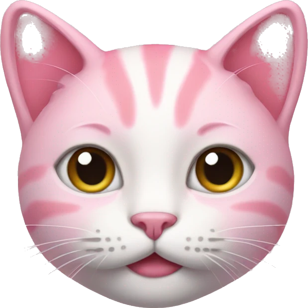 Pink kitty emoji