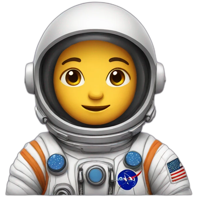 Astronaut cute emoji