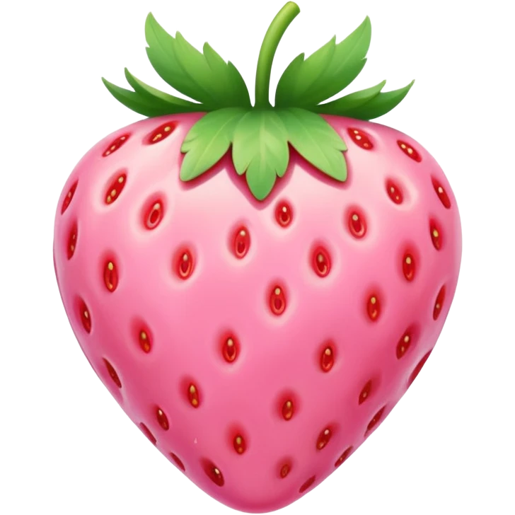 pastel pink strawberry emoji