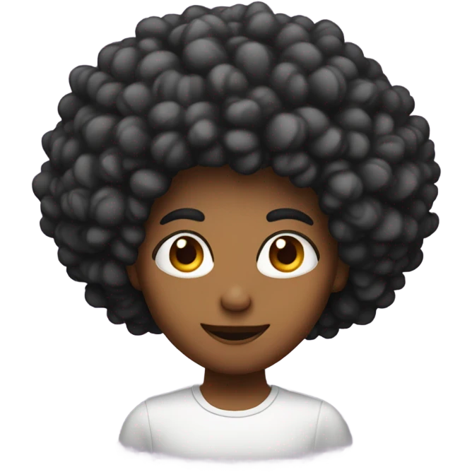 Cherry spy with an Afro  emoji