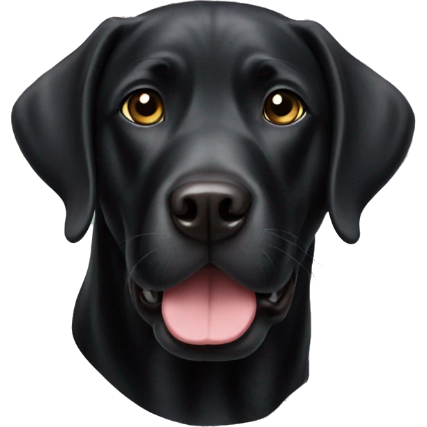 Black Labrador emoji