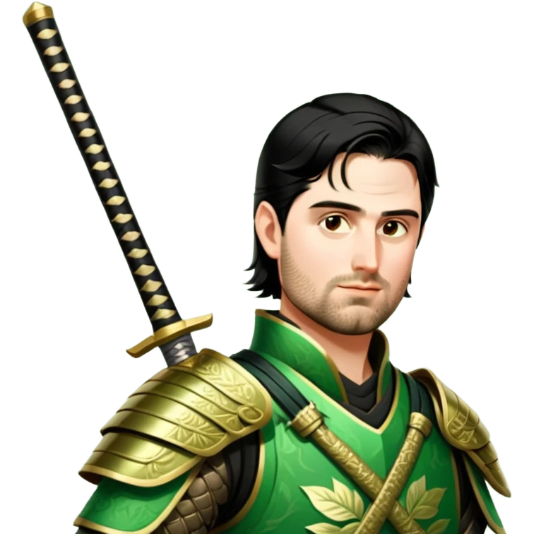 Emerald Samurai emoji