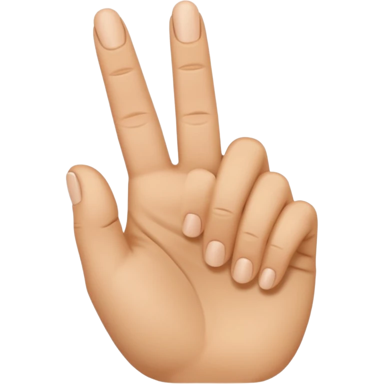 I want an emoji that looks like these👌🏻🤏🏻but i want that the the middle vinger touches the tumb and the other vingers dont. emoji