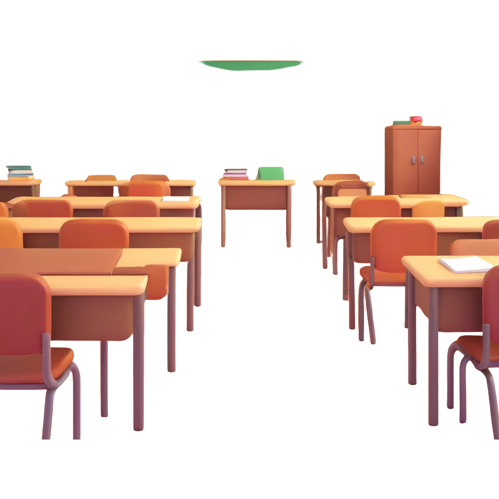 cozy classroom with warm tones and inviting atmosphere emoji