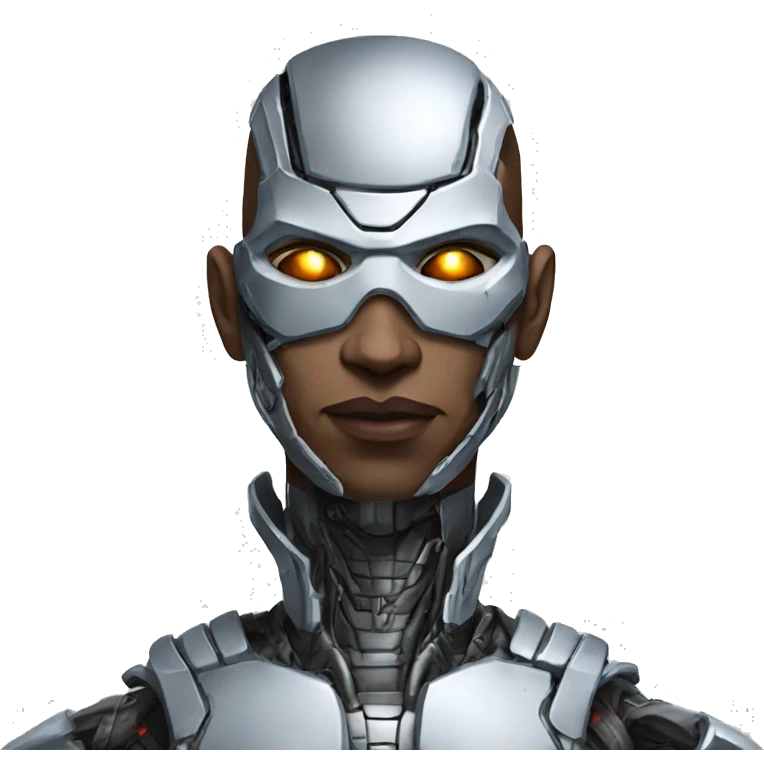 Cyborg DC emoji