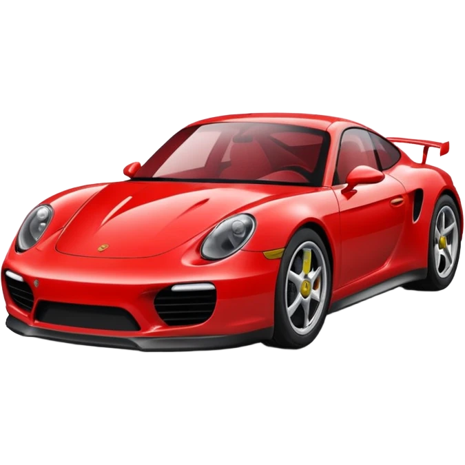 Porche rouge emoji