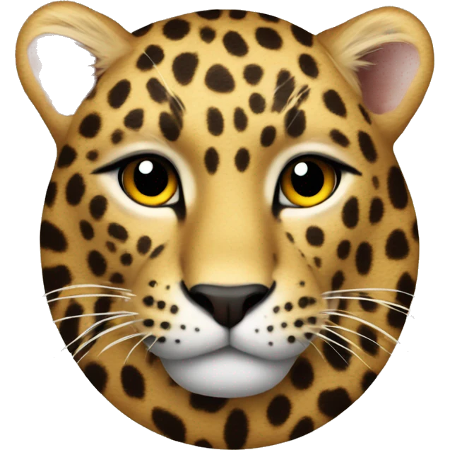Hart with Leopard Print on it emoji