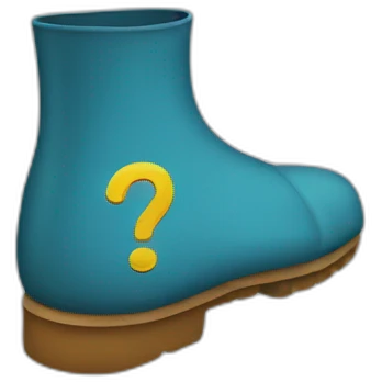 speech bubble foot emoji