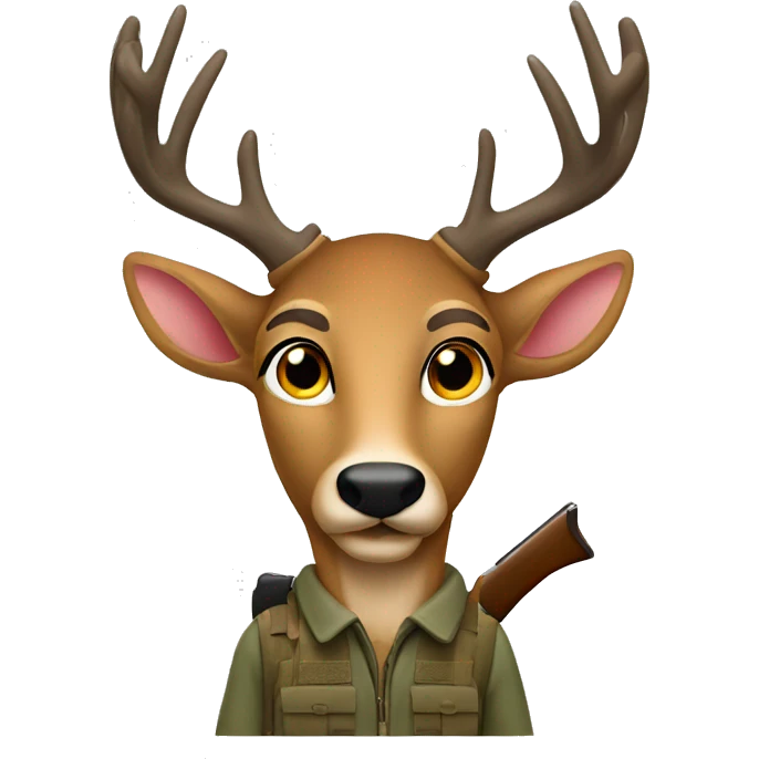Deer hunter emoji