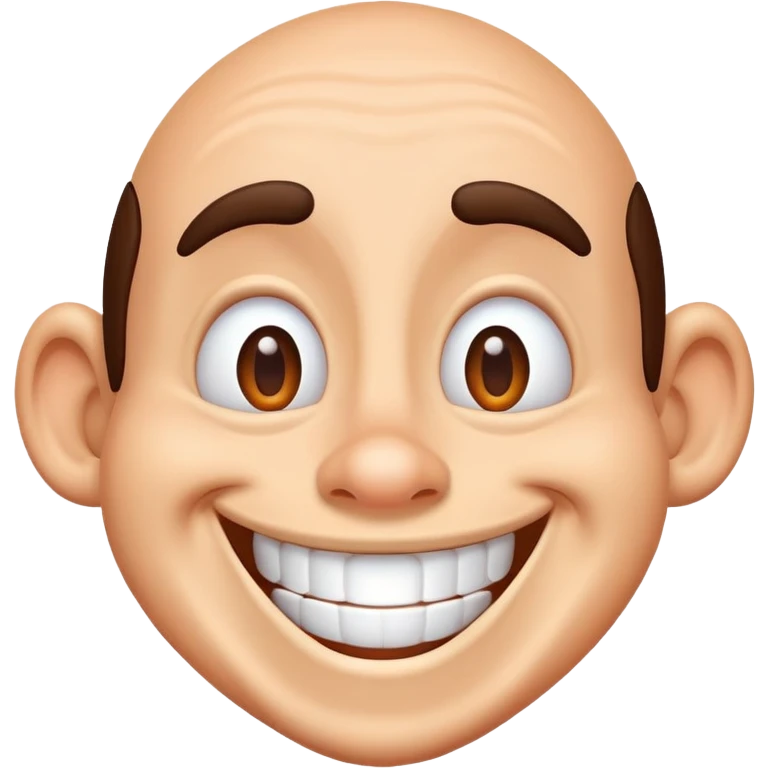 Goofy character emoji