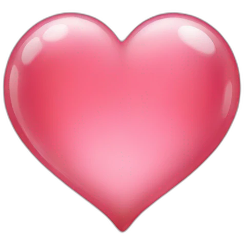 bubble heart emoji