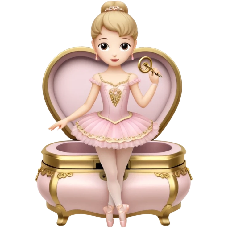 Ballerina Jewelry Music Box emoji