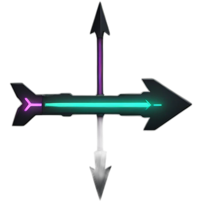 cyberpunk style arrow emoji