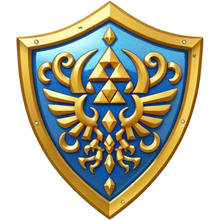 glitter shield Hylian emoji