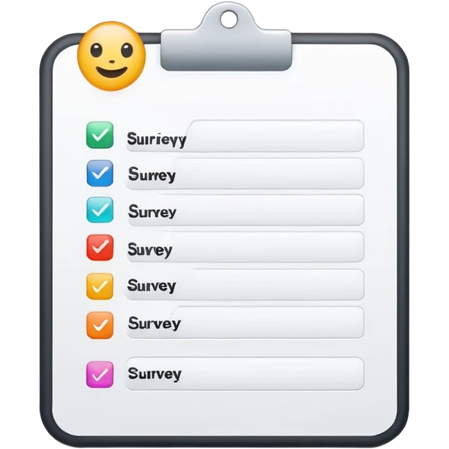 survey emoji