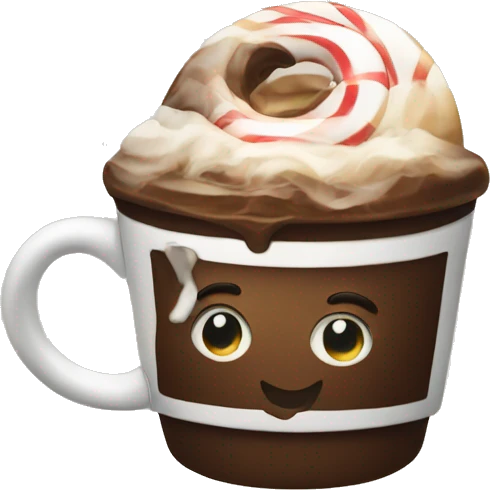 coffee and candy emoji